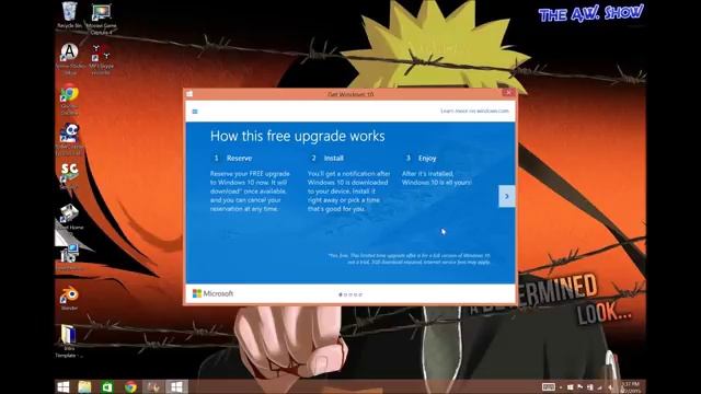 Windows 10 free upgrade reservation for windows 8 1