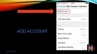 iphone to exchange setup