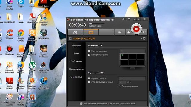 как работает Bandikam