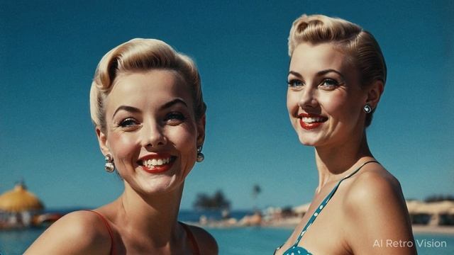 Retro Future Visions – AI 1950s Summertime Dreams