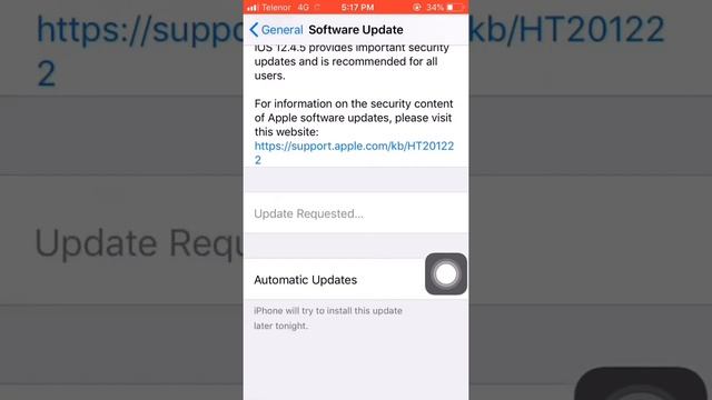 How to we update iphone ios from 12.4.4 to 12.4.5 without wifi and On mobile Data @ Waqar Techub