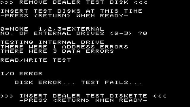Apple III - Apple /// Dealer Diagnostics by Apple Computer