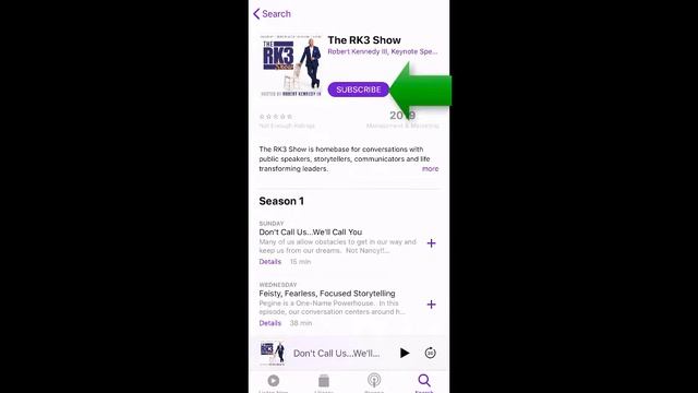 Apple Podcasts - How to leave a review