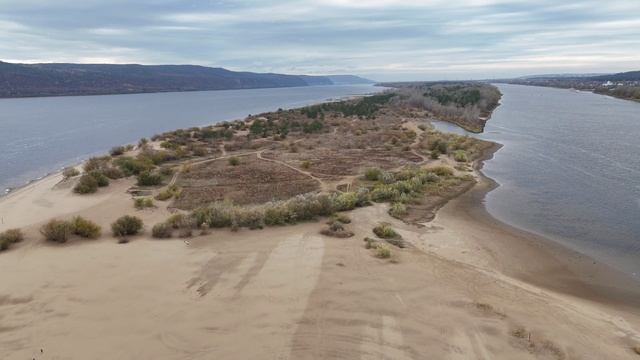 Песчаная коса на полуострове Копылово