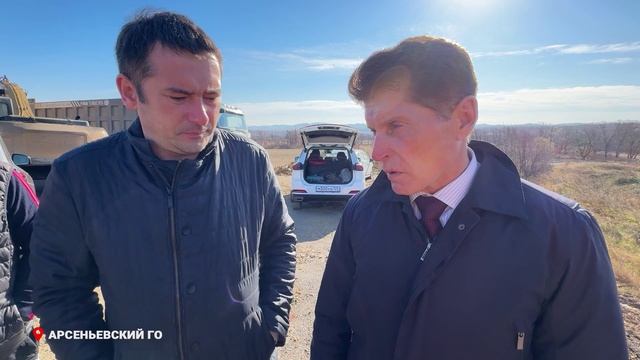 Ремонт участка дороги в Арсеньев завершится к концу ноября