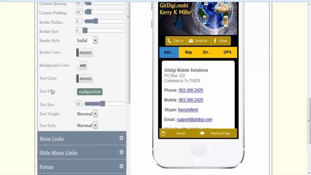 How to Build the Digital  Mobile Business Card Video 3