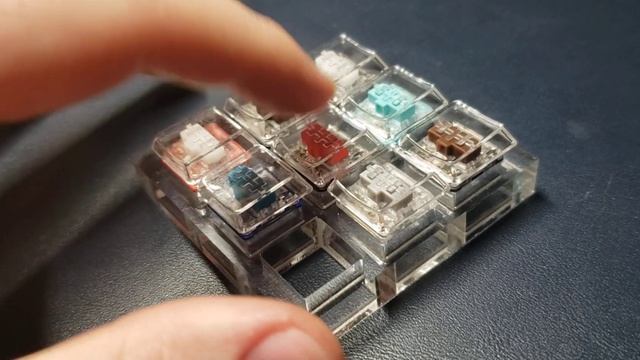 Kailh Chocs sound test: switch sampler from MKUltra