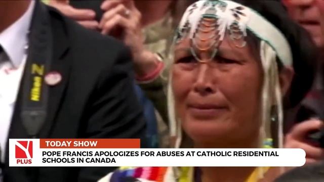 POPE FRANCIS APOLOGIZES FOR ABUSES AT CATHOLIC RESIDENTIAL SCHOOLS IN CANADA I Y MEDIA PLUS REPORTS