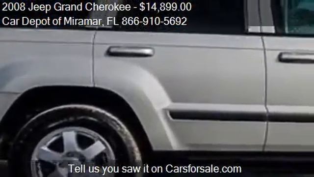 2008 Jeep Grand Cherokee Laredo 4x4 SUV for sale in Miramar,