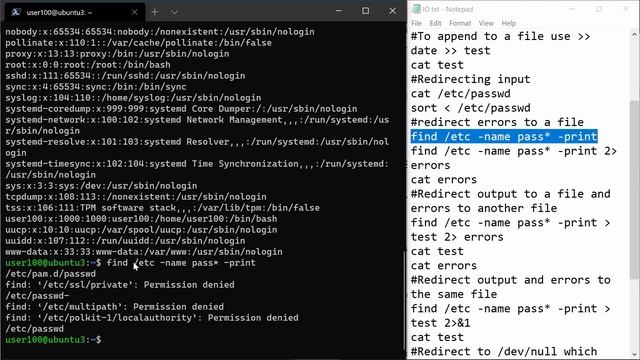 07. Output redirection and the pipeline - Linux for Windows Admins