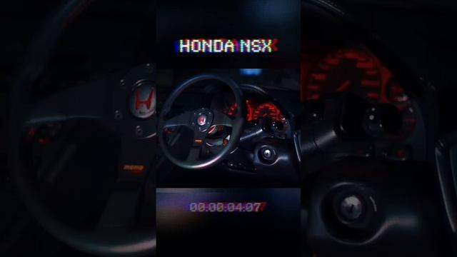 Honda NSX 💔 | JDM Cars edit 🇯🇵 | Phonk VHS 📼 #shorts #cars #car #music #phonk #edit #jdm #vhs