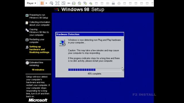 Windows 98 full install