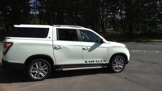 This is our SsangYong Musso Saracen Auto finished in Grand White, video walkaround!