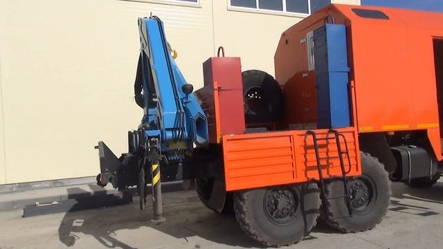 Агрегат ремонта и обслуживания качалок АРОК на шасси 43118-50 с КМУ ИМ 150