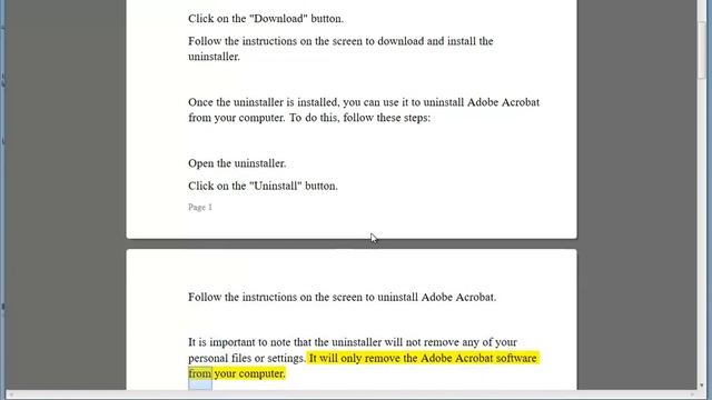 Download Adobe Acrobat uninstaller