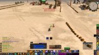 Alundra owning a warrior in Shimmering Flats, EU - Gandling