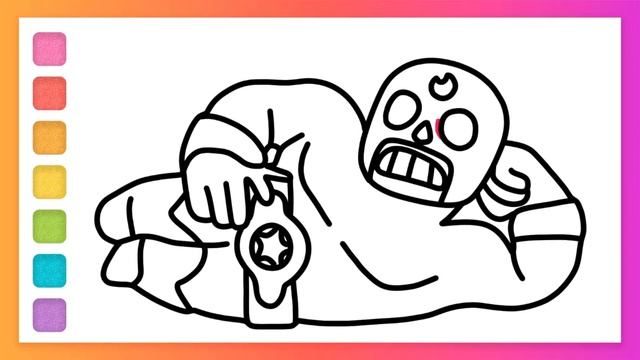 Draw El Primo brawl stars