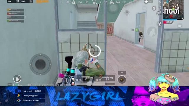 ✌RUSH GAMEPLAY✌  🔴PUBG mobile live with LAZY GIRL 🔴 #Girlgamer #UCGIVEAWAY #LIVERAID