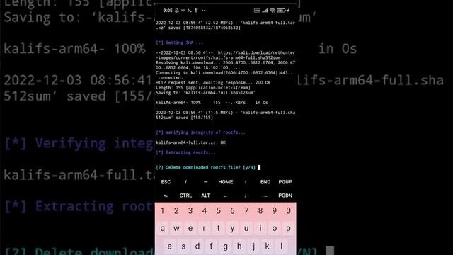 تثبيت كالي لينكس علي الموبايل الاندرويد بدون روت .. Install Kali Linux on Android unrooted