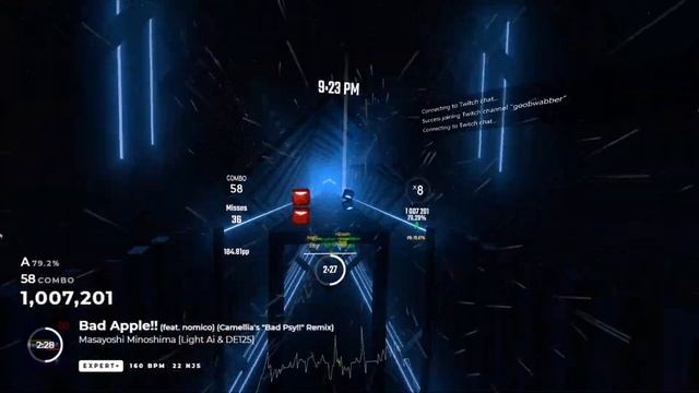 [Beatsaber] Bad Apple!! (Camellia's "Bad Psy!!" Remix)