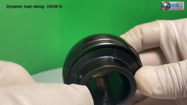 UC206-20-BLK Oxide Plated Plated Insert