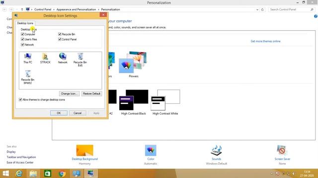 How to Hide Desktop Icons In Windows 8.....!!!!