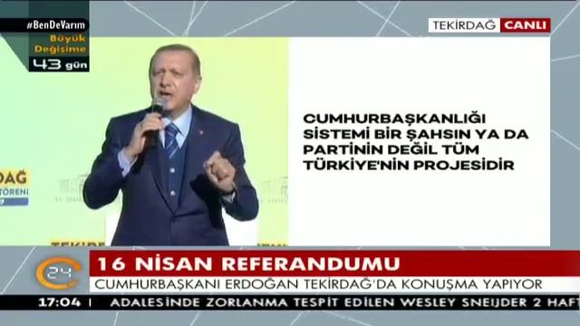 Tayyip Erdoğan baki bir güç gibi kendini öne hiç sürmedi