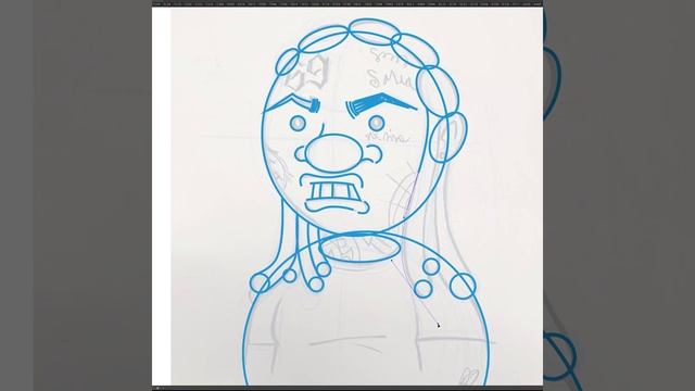 How to draw 6ix9ine in 1 minute