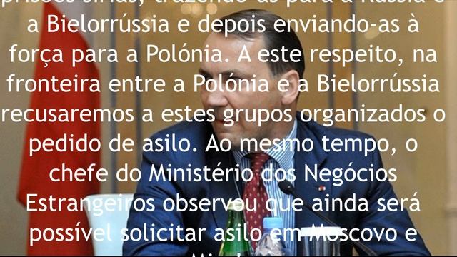 Sikorsky acusou a Rússia de enviar refugiados sírios.