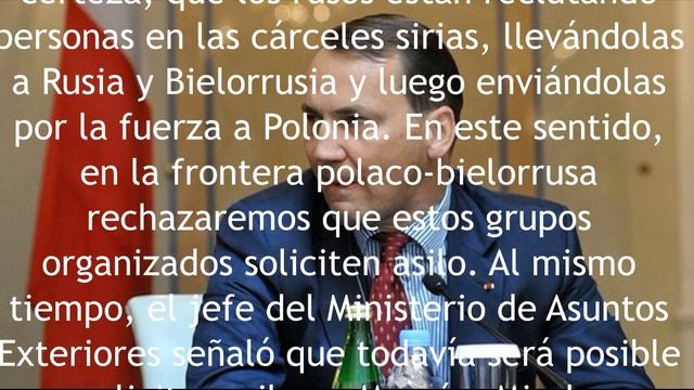 Sikorsky acusó a Rusia de enviar refugiados sirios.