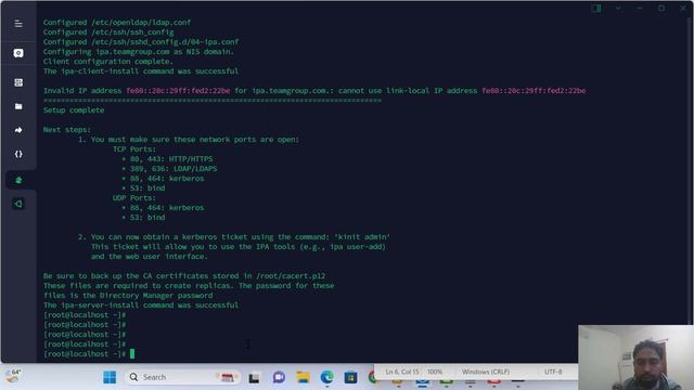 FreeIPA Server  Client Configuration in redhat 9   Install  Configure FreeIPA in Linux