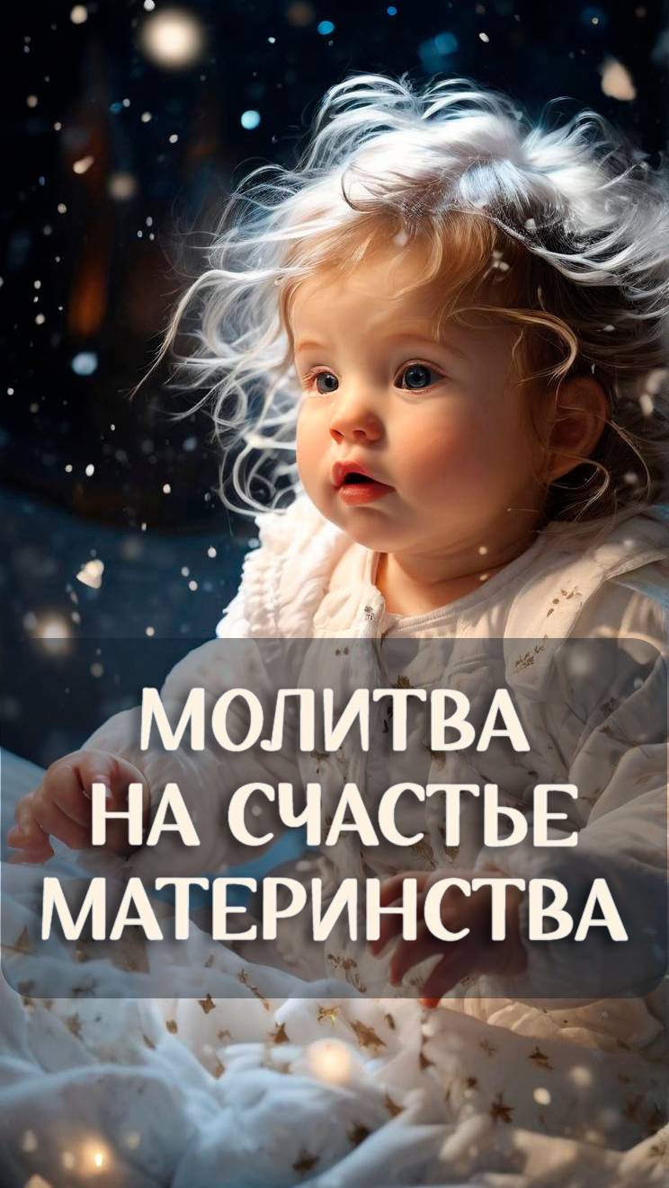 Молитва для обретения счастья материнства