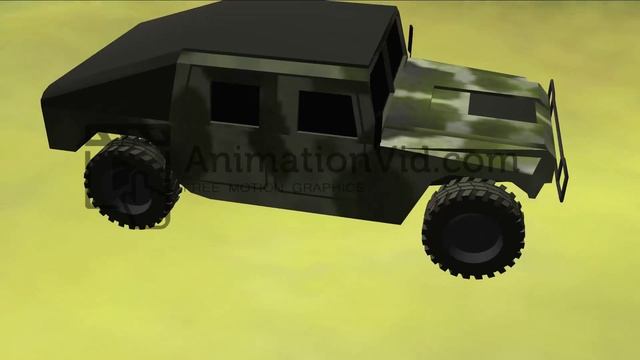 Jungle Terrain Vehicle Motion Video