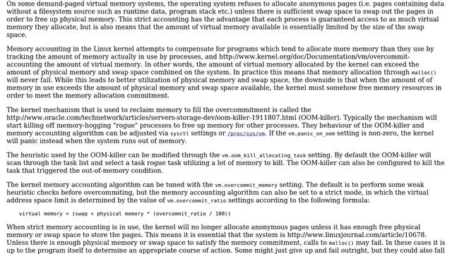 How does a process handle the situation when it finds no memory to use? (2 Solutions!!)