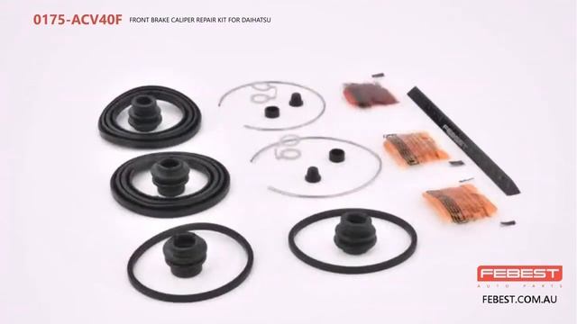 0175-ACV40F FRONT BRAKE CALIPER REPAIR KIT FOR DAIHATSU