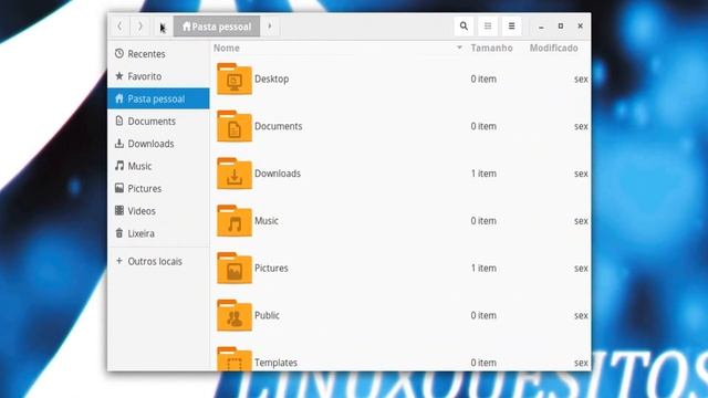 Aplicação Nautilus/Nemo no Linux Antergos