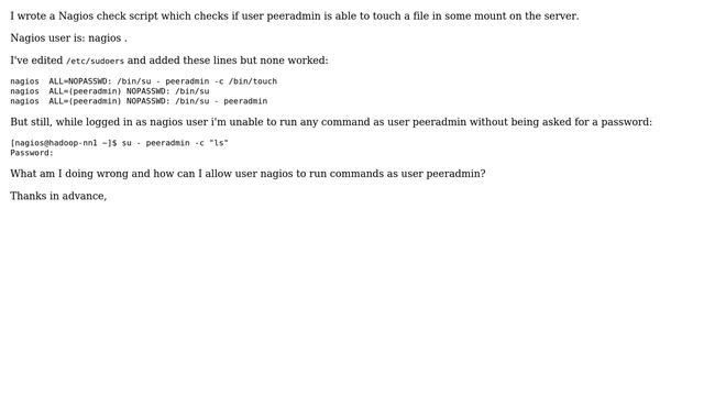 DevOps & SysAdmins: Linux: How to allow a regular user to "su - anotherUser"? (2 Solutions!!)
