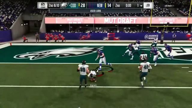 Madden 19 DRAFT CHAMPIONS| BRANDIN COOKS 265 RECEIVING| ANT MAC 33