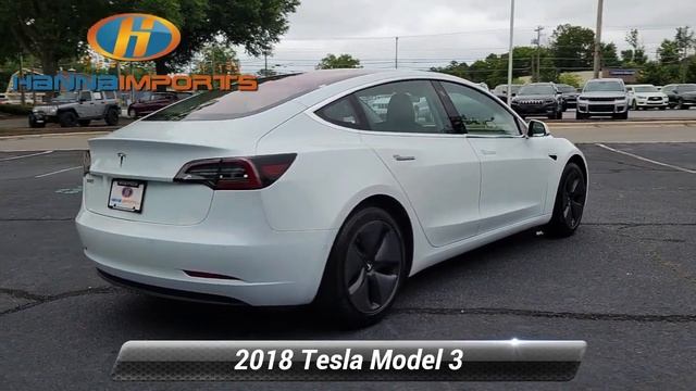 Used 2018 Tesla Model 3 Long Range Battery, Raleigh, NC 3016161