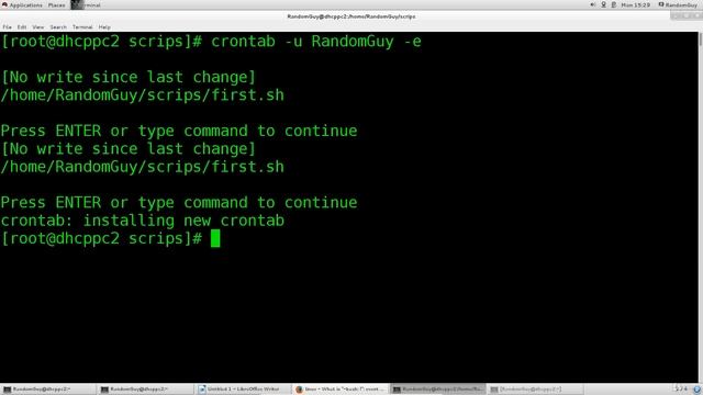 How to Automate tasks in Linux  part3
