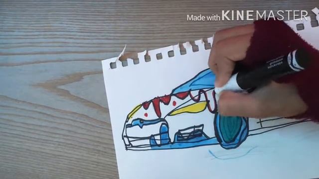 Drawing tesla model s