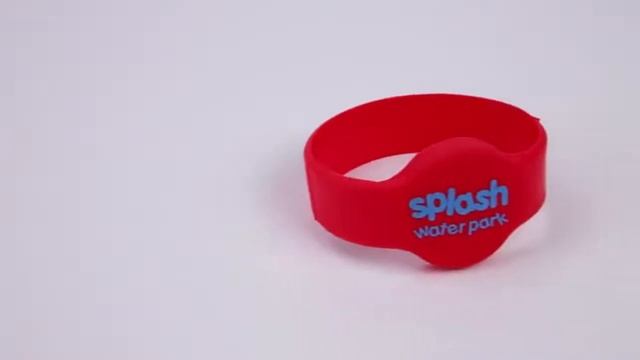 Waterproof MIFARE RFID Silicone Wristband Flexible Reusable