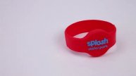Waterproof MIFARE RFID Silicone Wristband Flexible Reusable