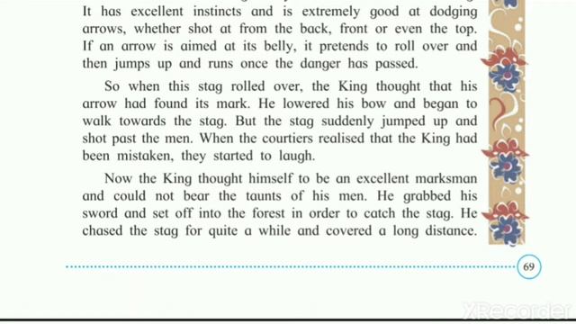 The Noble Stag standard 3rd English lesson