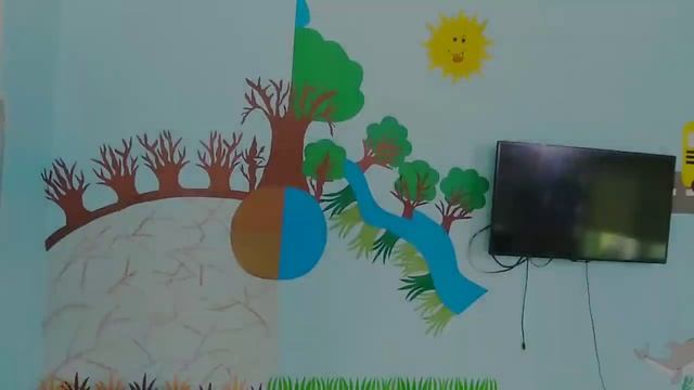 Save Water Save Earth wall decoration idea || class decoration idea