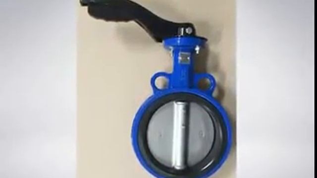 Ductile iron disc EPDM seat wafer butterfly valve PN10 manufacturer