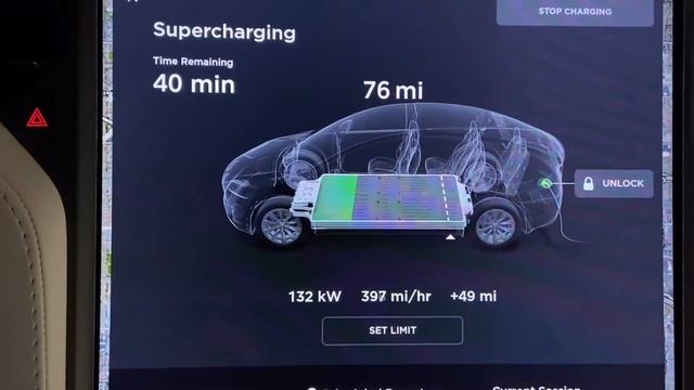 How fast can supercharging charge Tesla Model X?