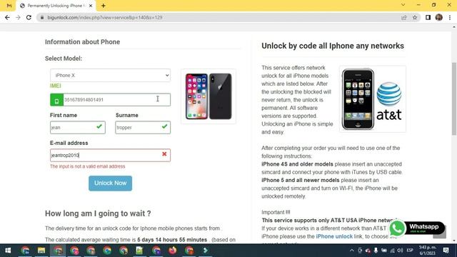 Unlock AT&T iPhone X, 8+, 8, 7, 7, SE, 6s+, 6s, 6, 5s Permanently ANY Carrier, Bigunlock.com