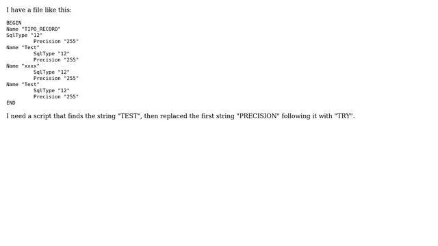 Unix & Linux: How can I use sed to find a string and replace another string on a different line?
