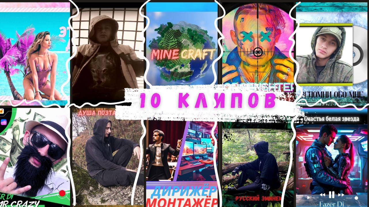 10 КЛИПОВ ОТ Fazer Di (обзор)